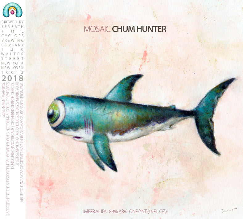 CAN LABEL - CHUM HUNTER
