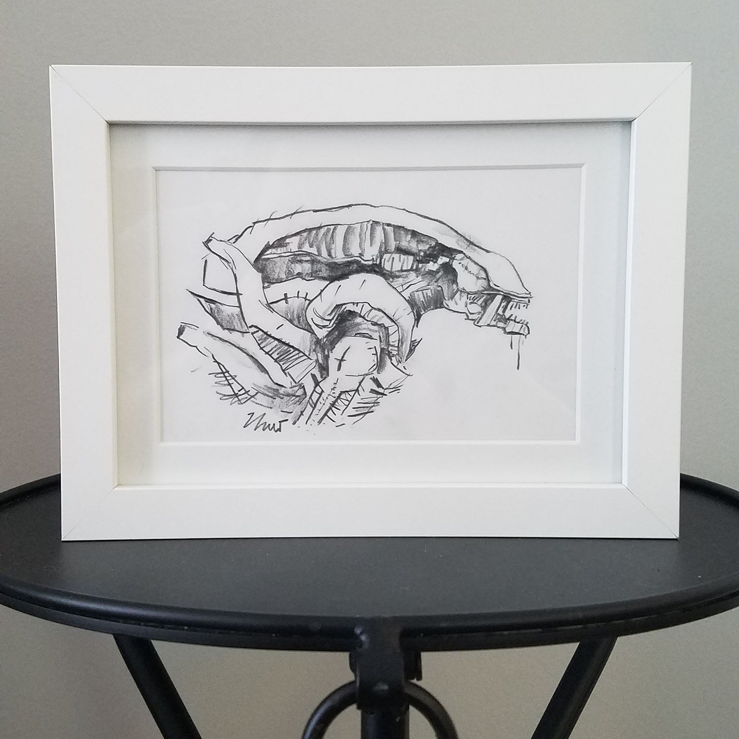 XENOMORPH SKETCH (framed)