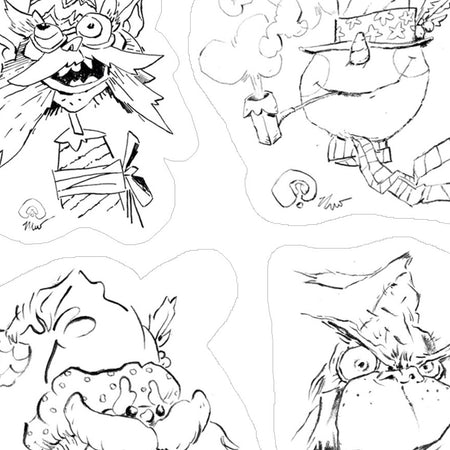XMAS GIFT TAGS (SCISSOR GUIDES) - CYO